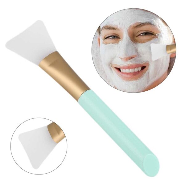 Face Mask Brush,Mask Beauty Tool Soft Silicone Facial Mud Mask Applicator Brush Hairless Body Lotion - Image 5