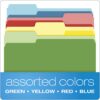 File Folders, Letter Size, Assorted Colors - Image 2
