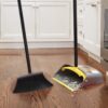 Broom and Dustpan Set for Home/Dustpan and Broom Combo Set,Standing Dustpan Dust Pan - Image 5