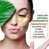 Eye Mask for Puffy Eyes - Dark Circles Under Eye Bags Treatment - 24k Gold Anti-Aging Under Eye Patches - Image 3